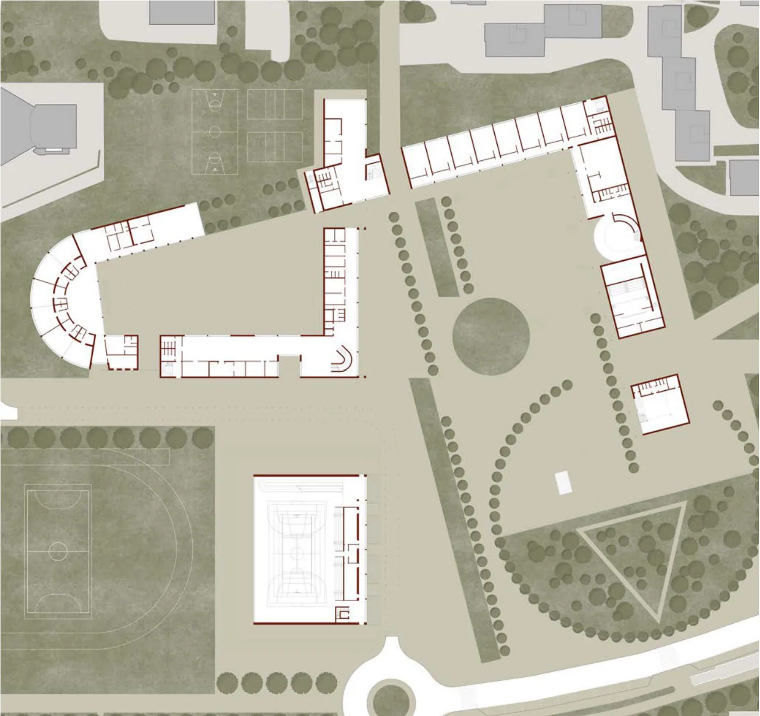 Ground floor site plan